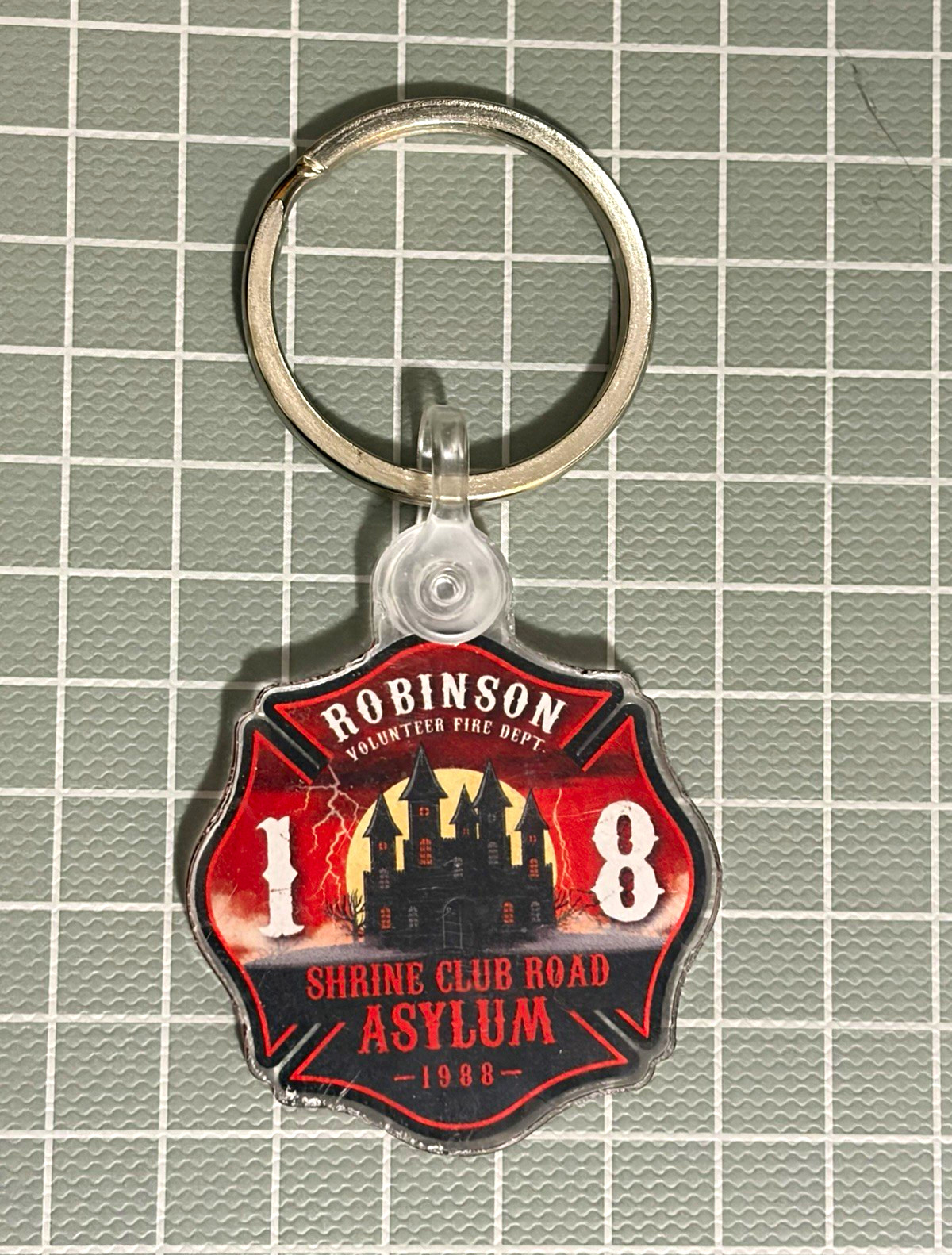 Robinson Volunteer Fire Dept Keychain *RARE* Only 1 Batch Made