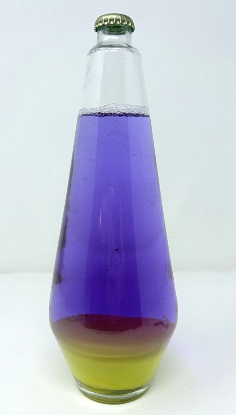 Vintage Lava Lite Lamp Replacement Globe Purple Yellow 25 Y2K 2000