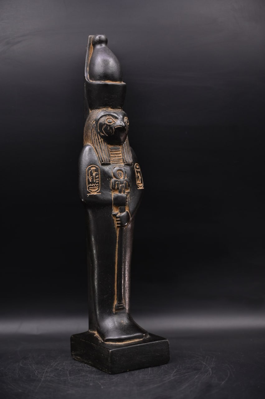 Rare Ancient Egyptian Antiquities Statue of God Horus God Falcon Bird Egypt BC