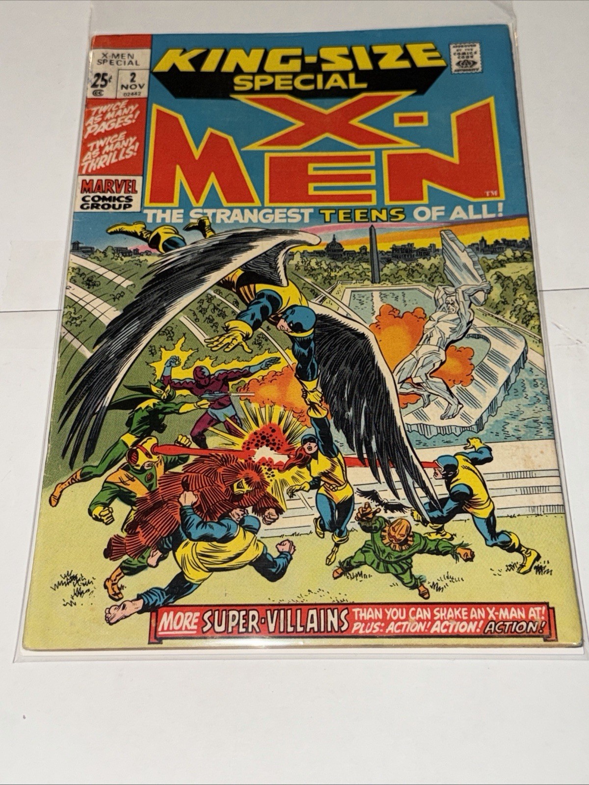 X-Men King-Size Special #2 Nov 1971  Roy Thomas story Roth, Ayer