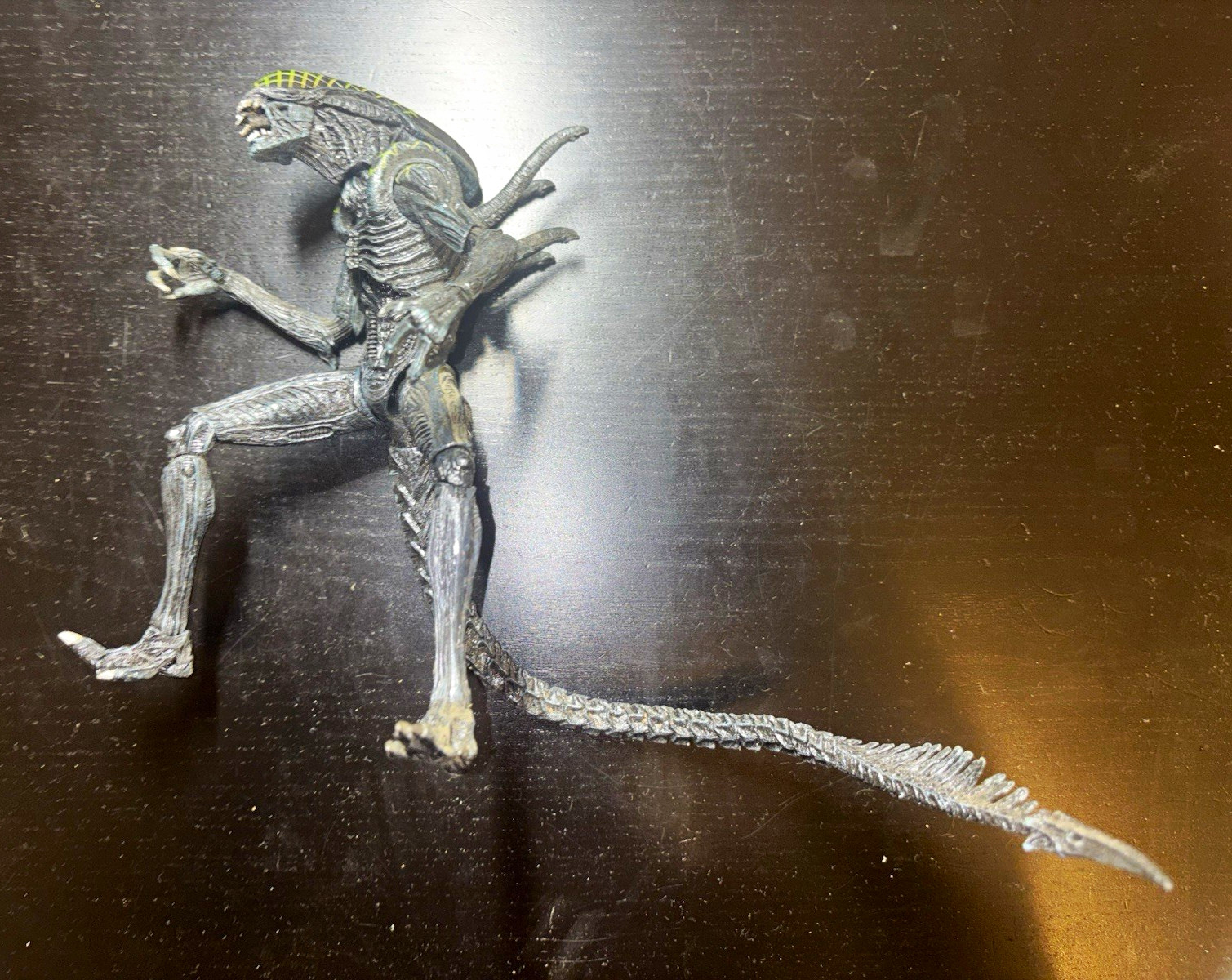Vintage Aliens Xenomorph Action Figure Black Gray Loose Sci-Fi Horror