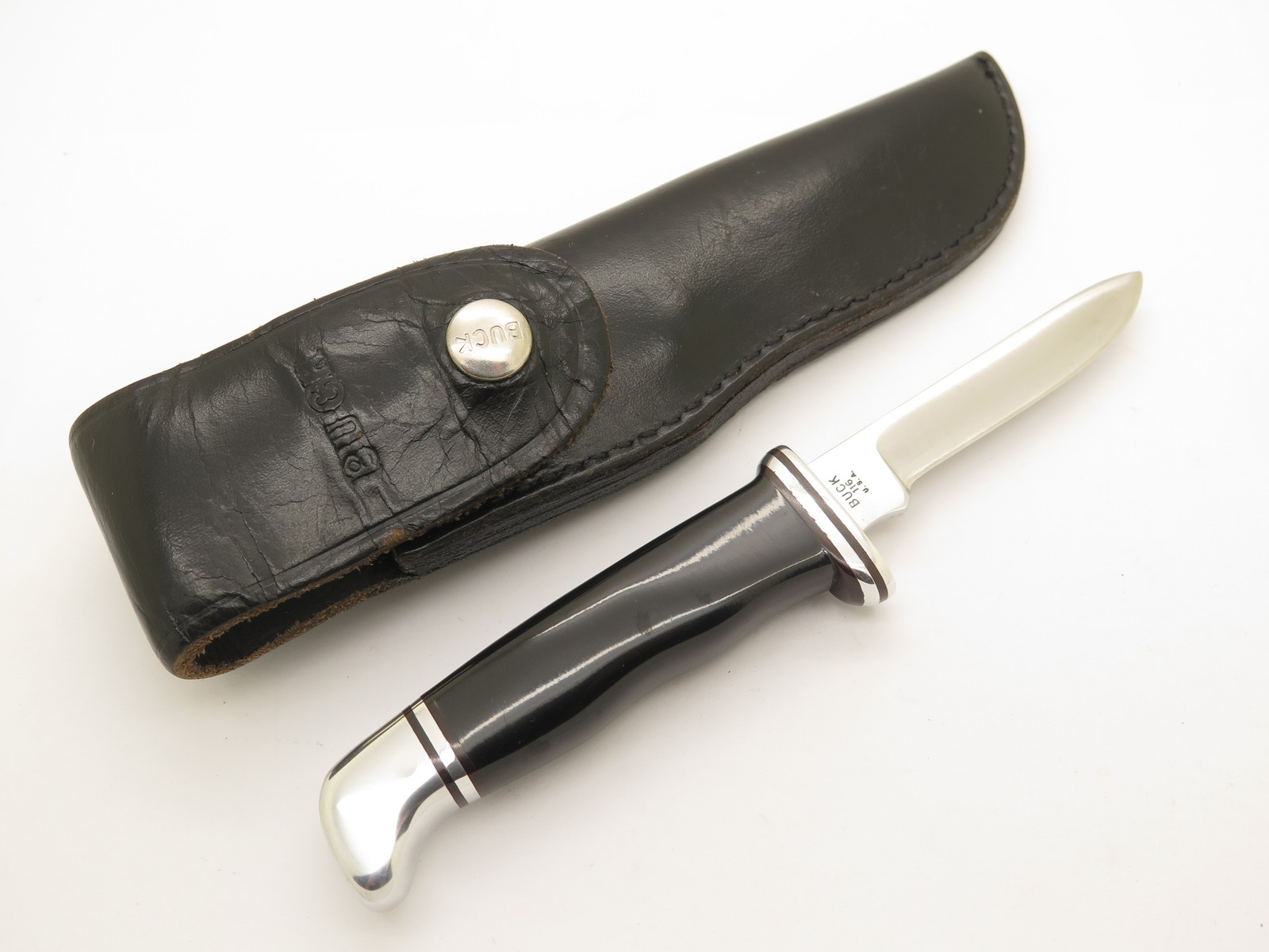 Vintage 1972 Buck 116 Caper Inverted Three 3 Liner USA Fixed Blade Hunting Knife Vintage 1972 Buck 116 Caper Inverted Three 3 Liner USA Fixed Blade Hunting Knife