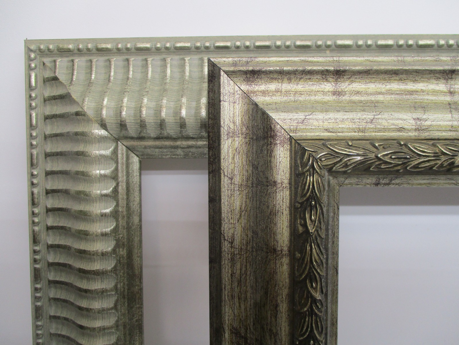 Lot Of 2 Vtg Large Wide Composite Pic/Art Frames Fits (16\