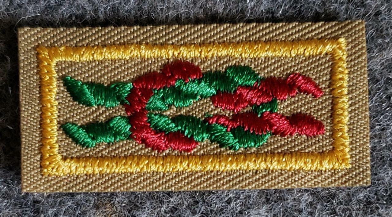 BSA Arrow of Light Award Square Knot - Scouting America - Current Issue