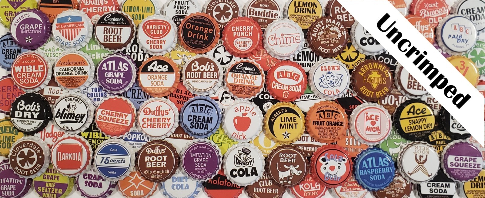 1000 Random Soda Pop Bottle Caps Unused, Zero Defects Vintage Classic