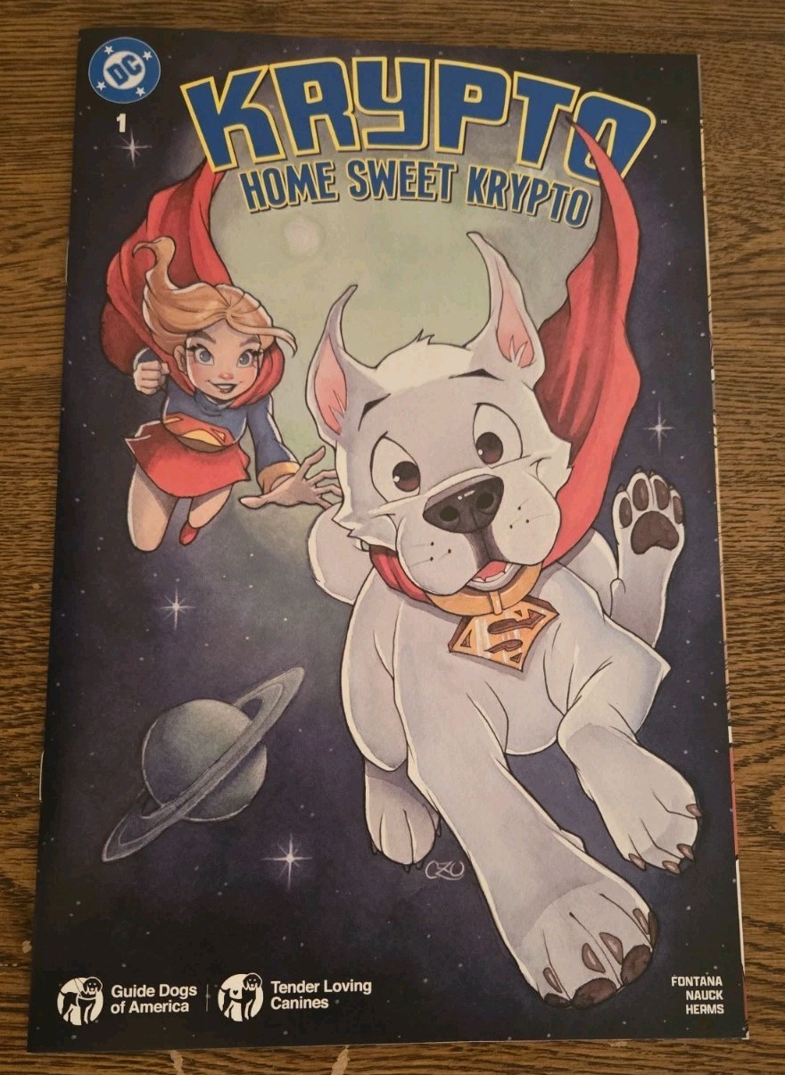 Krypto Home Sweet Krypto 1 SDCC 2026 Promo Comic Guide Dogs of America Supergirl