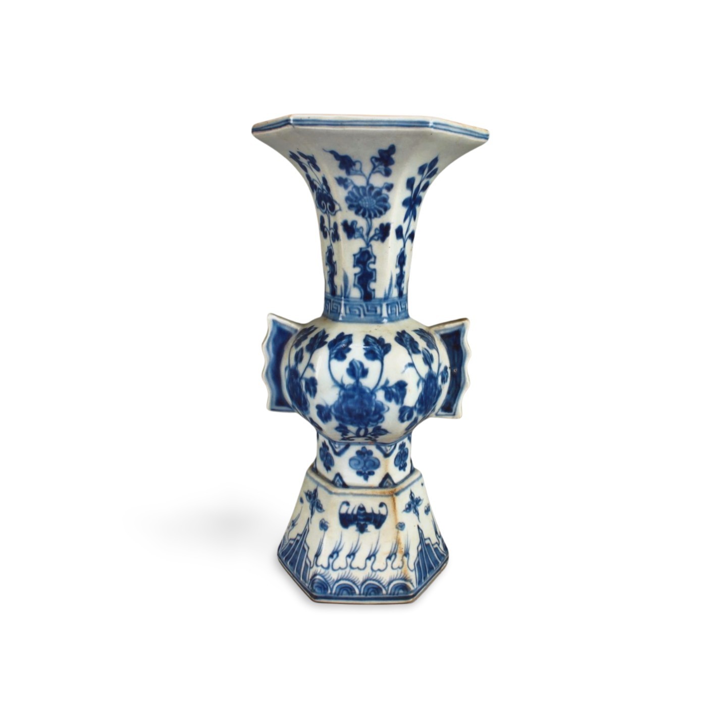 Chinese Blue & White Porcelain Vase Chinese Blue & White Porcelain Vase
