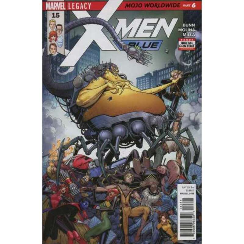 X-Men: Blue #15 in Near Mint + condition. Marvel comics [n 
