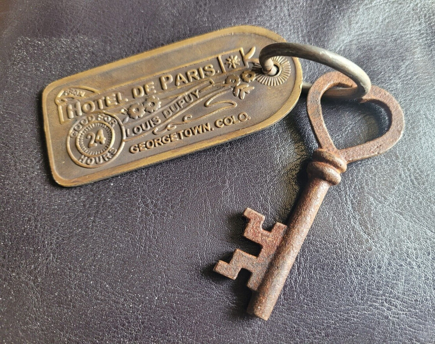 Historic Hotel De Paris Brothel Room Brass Tag Key Antique Look Western Tag Key Historic Hotel De Paris Brothel Room Brass Tag Key Antique Look Western Tag Key