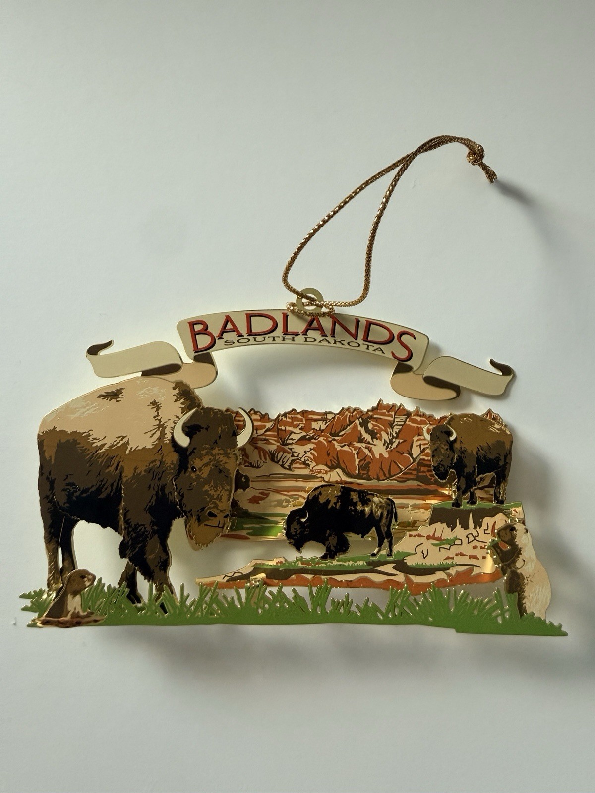 Nations Treasures Badlands South Dakota Christmas Ornament