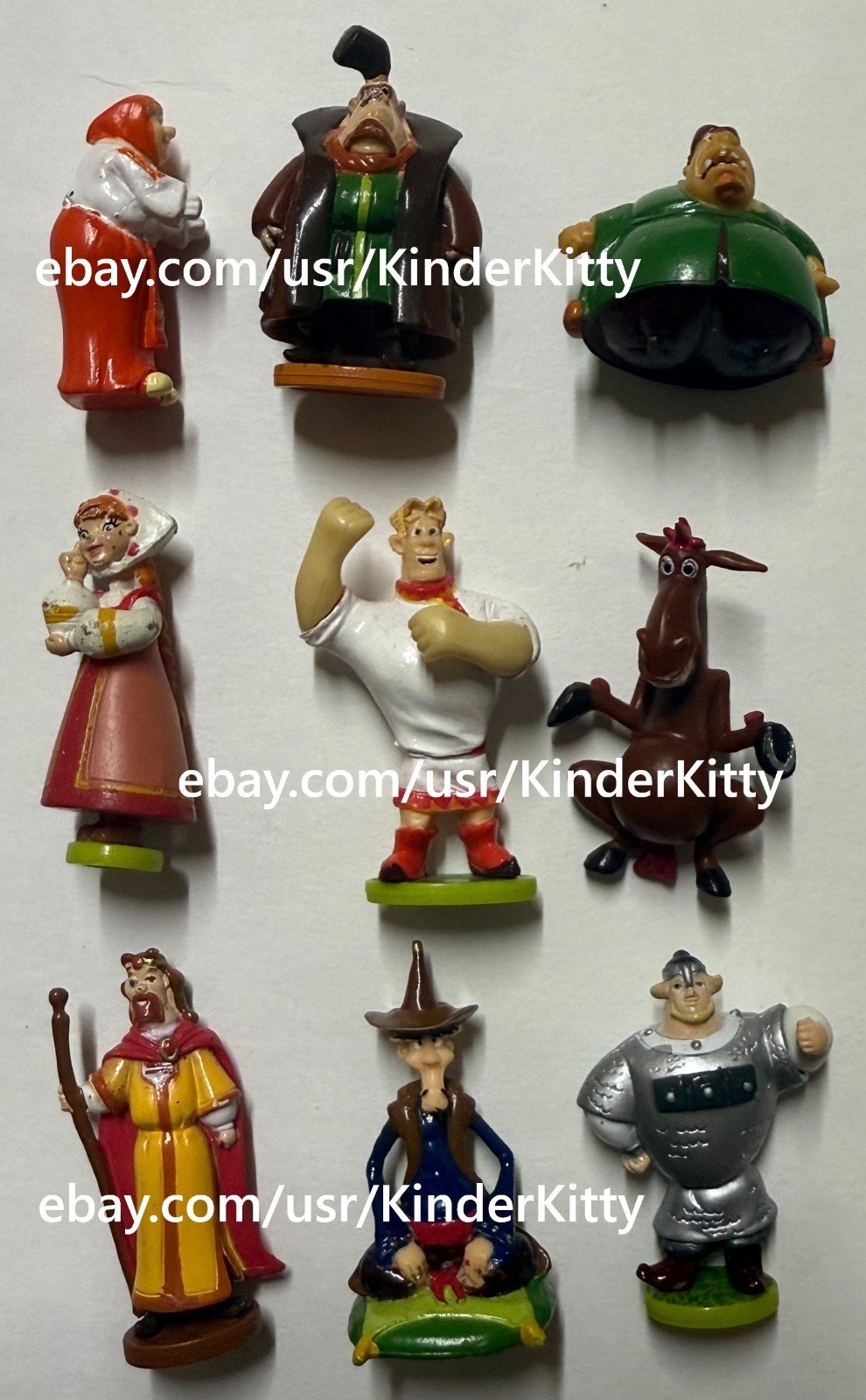 Kinder toys, Three Bogatyrs, cartoon, old series Kinder toys, Three Bogatyrs, cartoon, old series
