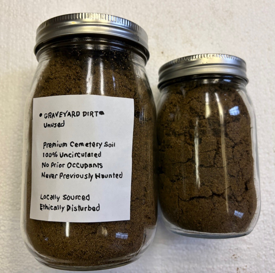 FRESH Authentic Old Cemetary Graveyard Dirt Witchcraft Voodoo, Casting 3oz
