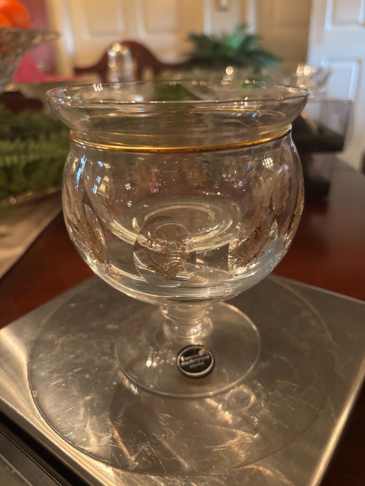 Tiffin-Franciscan Palais Versailles Seafood Cocktail Glass & Liners Some w/ tags