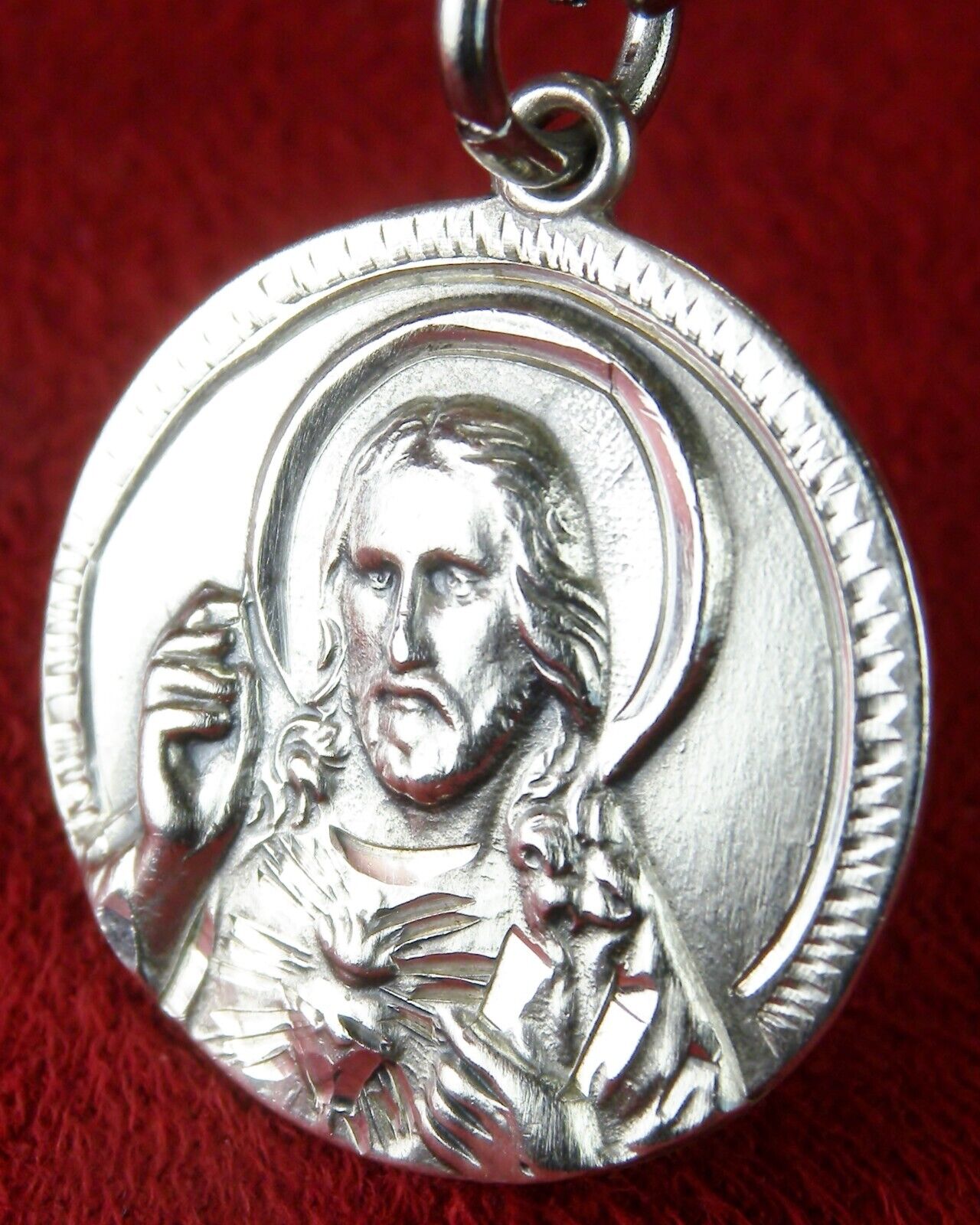 Catholic Carmelite Nun Vintage Our Lady of CARMEL Sterling Silver Scapular Medal