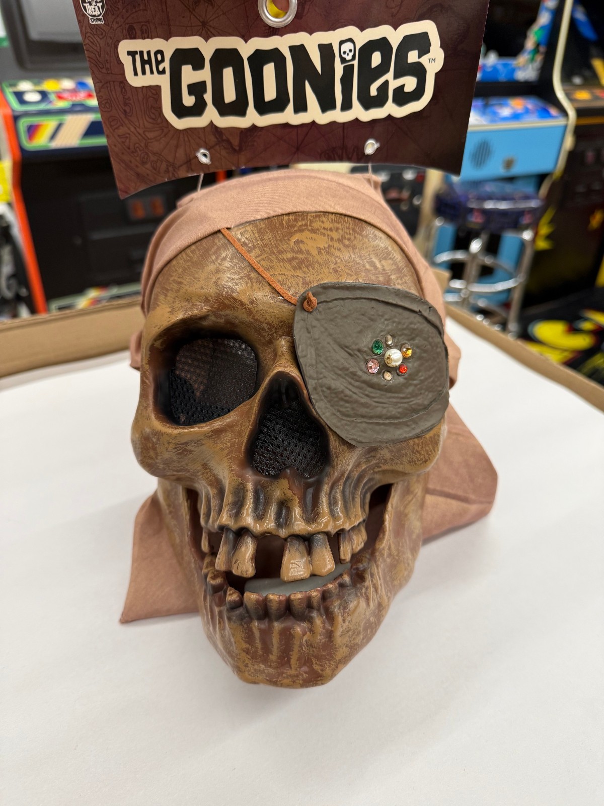 The Goonies One Eyed Willy Deluxe Injection Mask Trick or Treat Studios IN STOCK