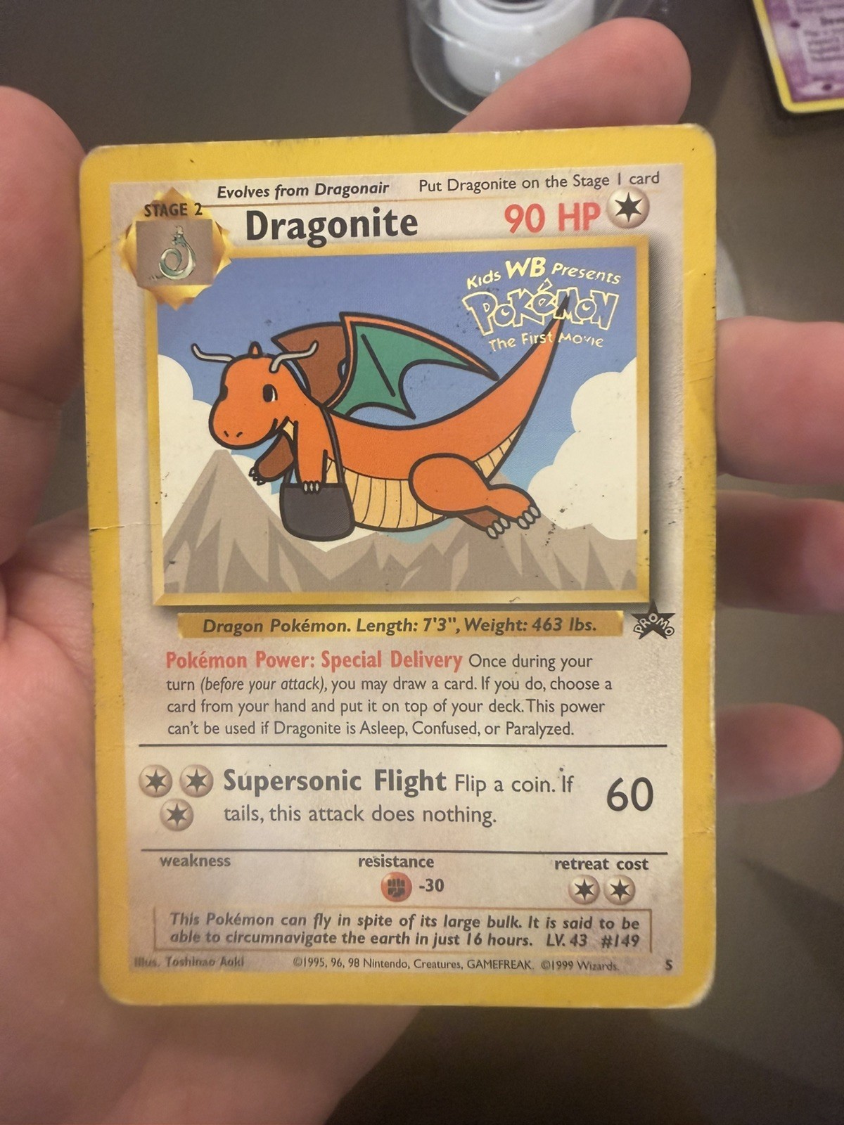 Pokémon: Dragonite 05 WoTC Movie Promo Pokémon: Dragonite 05 WoTC Movie Promo