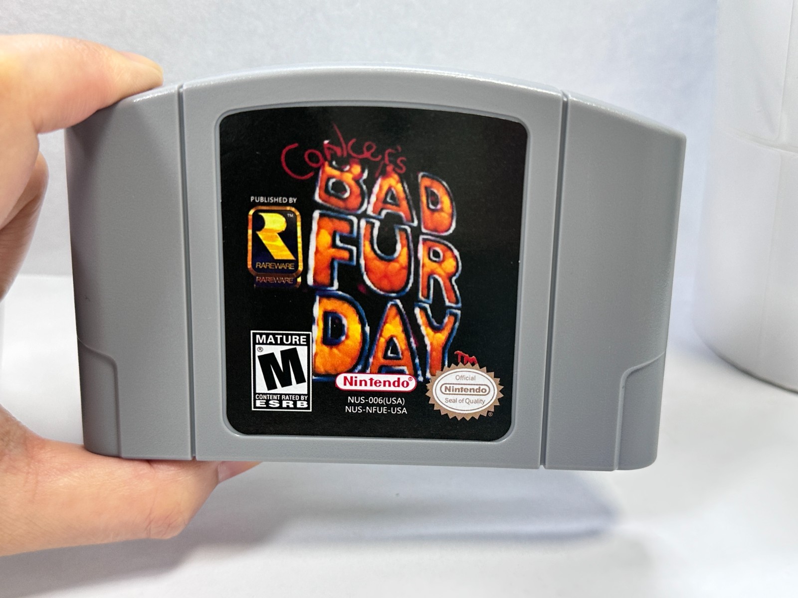 N64 Video Games Cónkers Bad Fur Day US Version