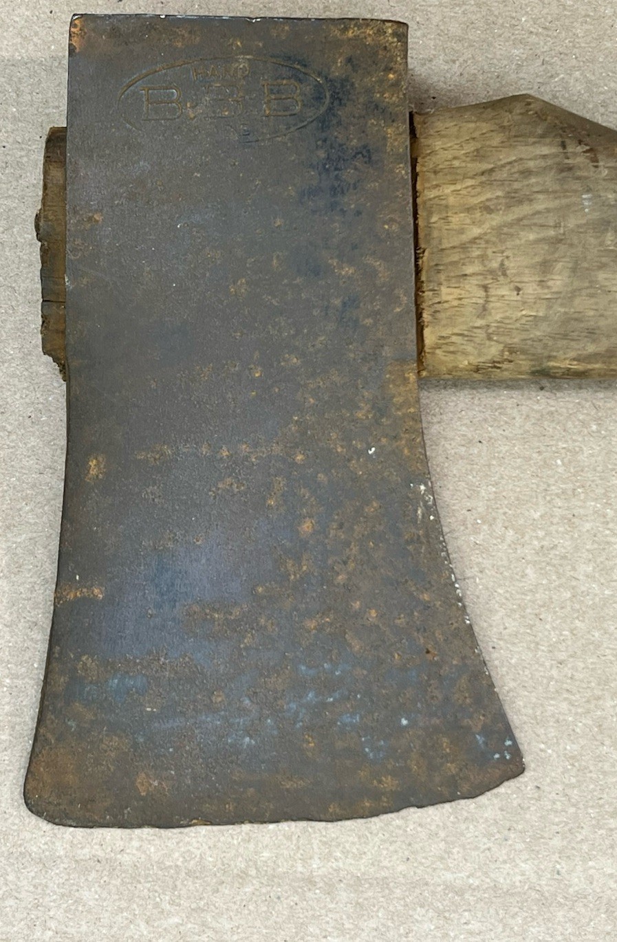 vintage BBB axe hand made and handle 22\