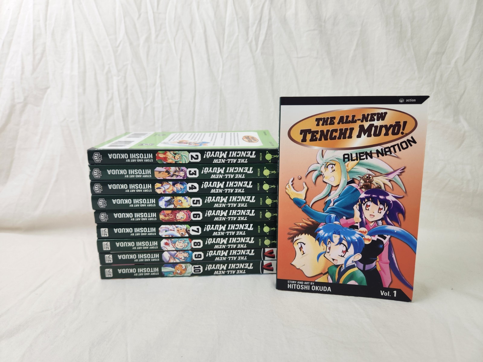 The All New Tenchi Muyo Vol 1-10 Manga Complete English OOP Viz Okuda Hitoshi
