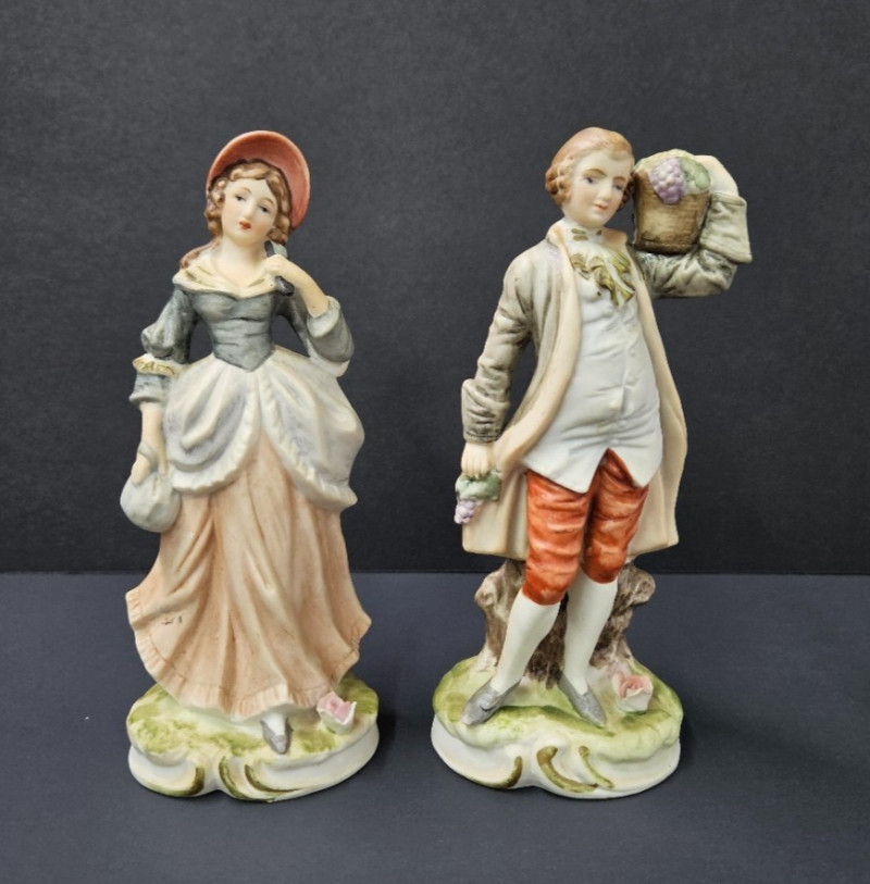 Vintage Original Arnart Creation Figurine Set of 2 Man Woman Japan 6 Inch (A8) Vintage Original Arnart Creation Figurine Set of 2 Man Woman Japan 6 Inch (A8)