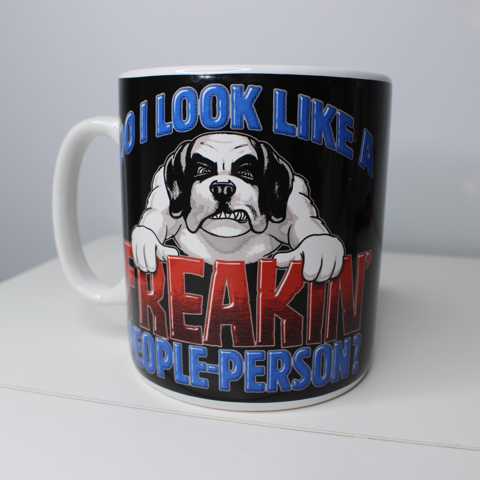 Big Dogs “Do I Look Like a Freakin’ People Person?” Mug – 2003 Jumbo 26oz