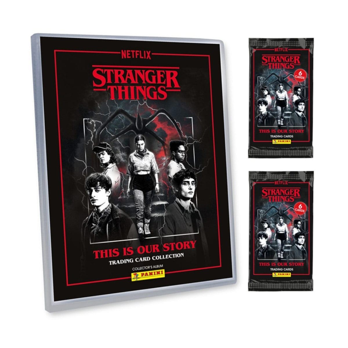 Panini Stranger Things This Is Our Story 2025 Trading Card Album + 2 Packs Panini Stranger Things This Is Our Story 2025 Trading Card Album + 2 Packs