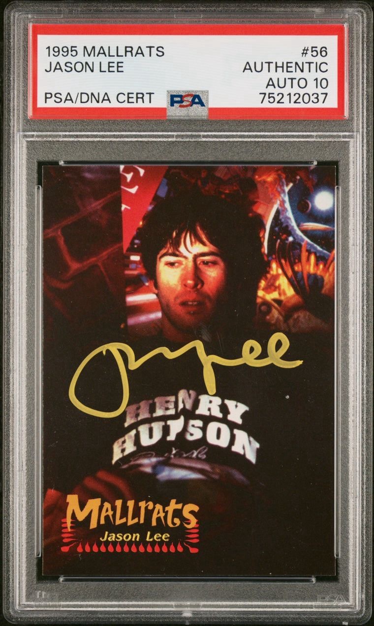 1995 Mallrats #56 Jason Lee Auto 10 PSA/DNA Signed Brodie Kevin Smith Bacon Eggs 1995 Mallrats #56 Jason Lee Auto 10 PSA/DNA Signed Brodie Kevin Smith Bacon Eggs