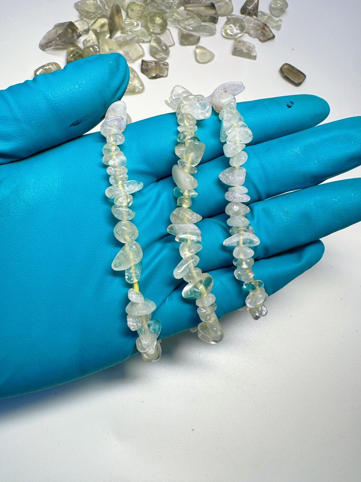 100%Nature Libyan Desert Glass Meteorite Bracelet With A Certificate 100%Nature Libyan Desert Glass Meteorite Bracelet With A Certificate
