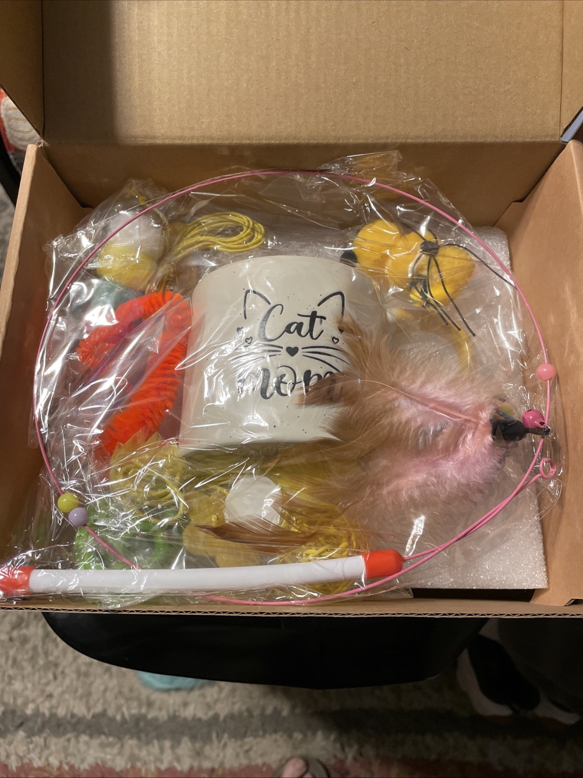 Cat Lover Gift Box, Birthday Gift for Cat Mom, Everything Is F...