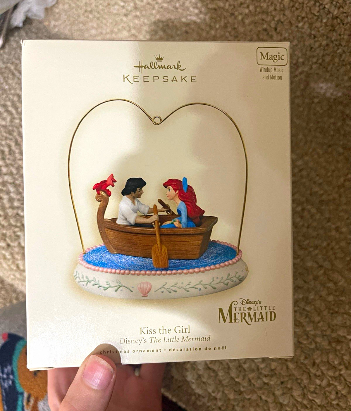Hallmark Keepsake Disney The Little Mermaid Kiss the Girl Ornament 2007