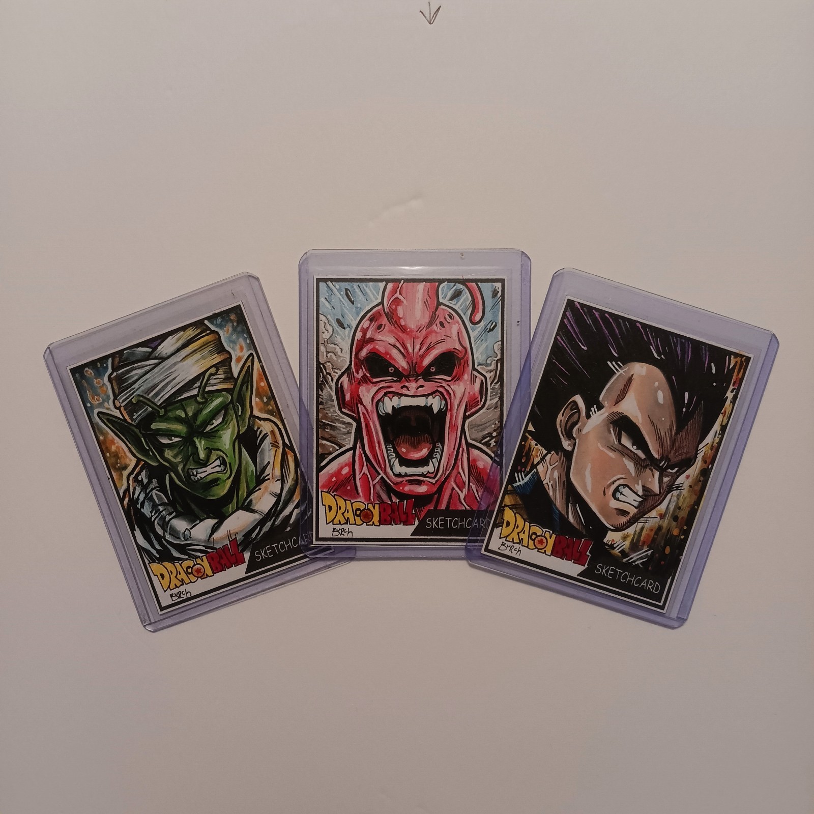 (3)DRAGONBALL PSC PERSONAL SKETCH CARDS 1/1 BURCH free s&h buu