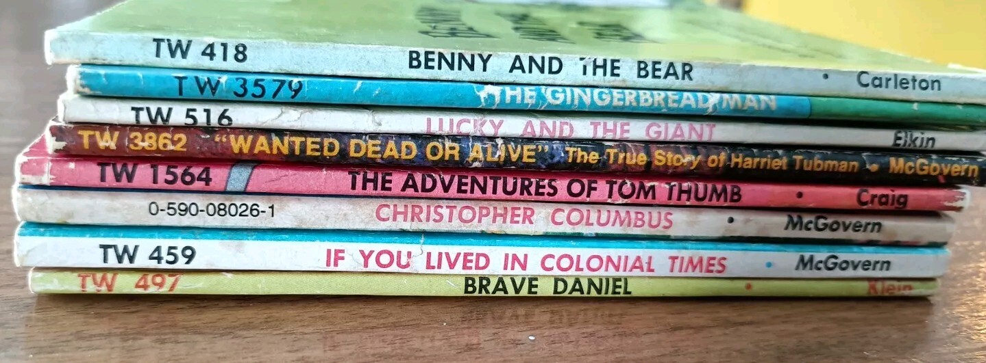 Vintage Scholastic Children's Book Lot Of 9 1960s 1970s first edition benny bear