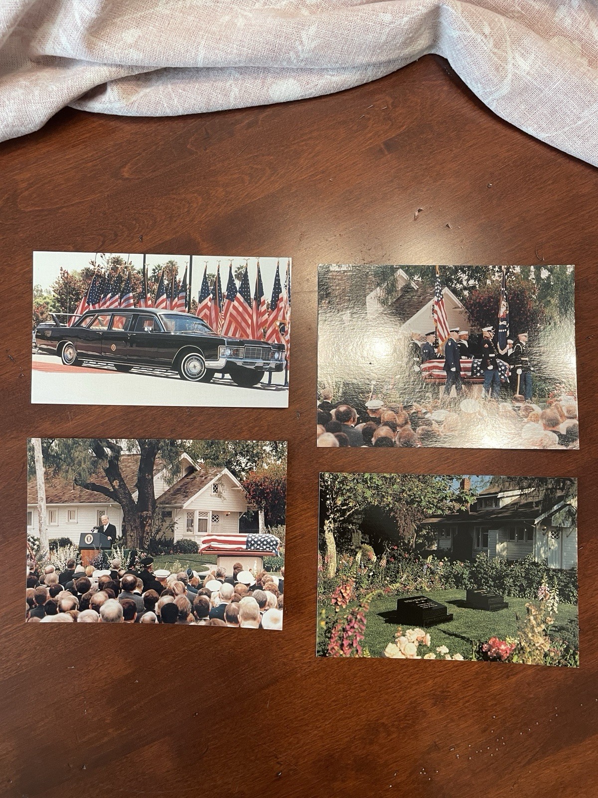 Lot Of 4 President Nixon Era Never Used Postcards A33