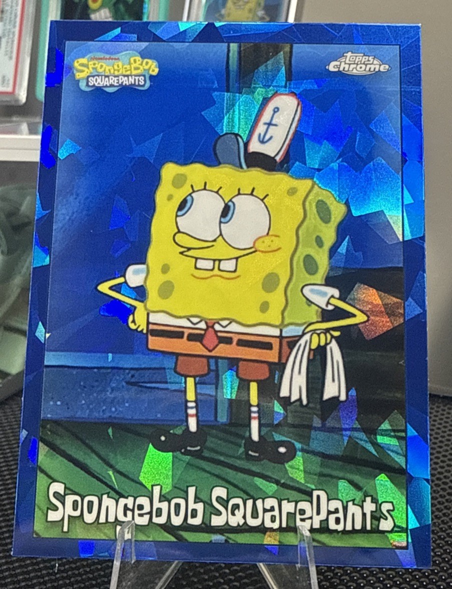 2025 Topps Chrome Sapphire SpongeBob Squarepants #25 25th Anniversary 2025 Topps Chrome Sapphire SpongeBob Squarepants #25 25th Anniversary