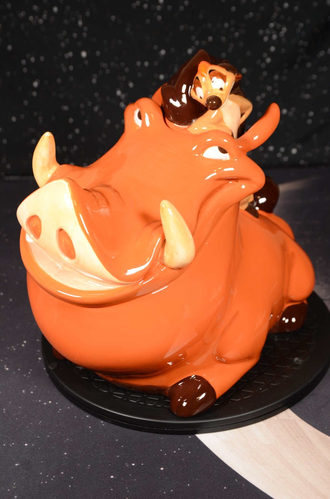 RARE Disney Auctions Pumbaa & Timon Limited Edition 350 Made Cookie Jar BOX