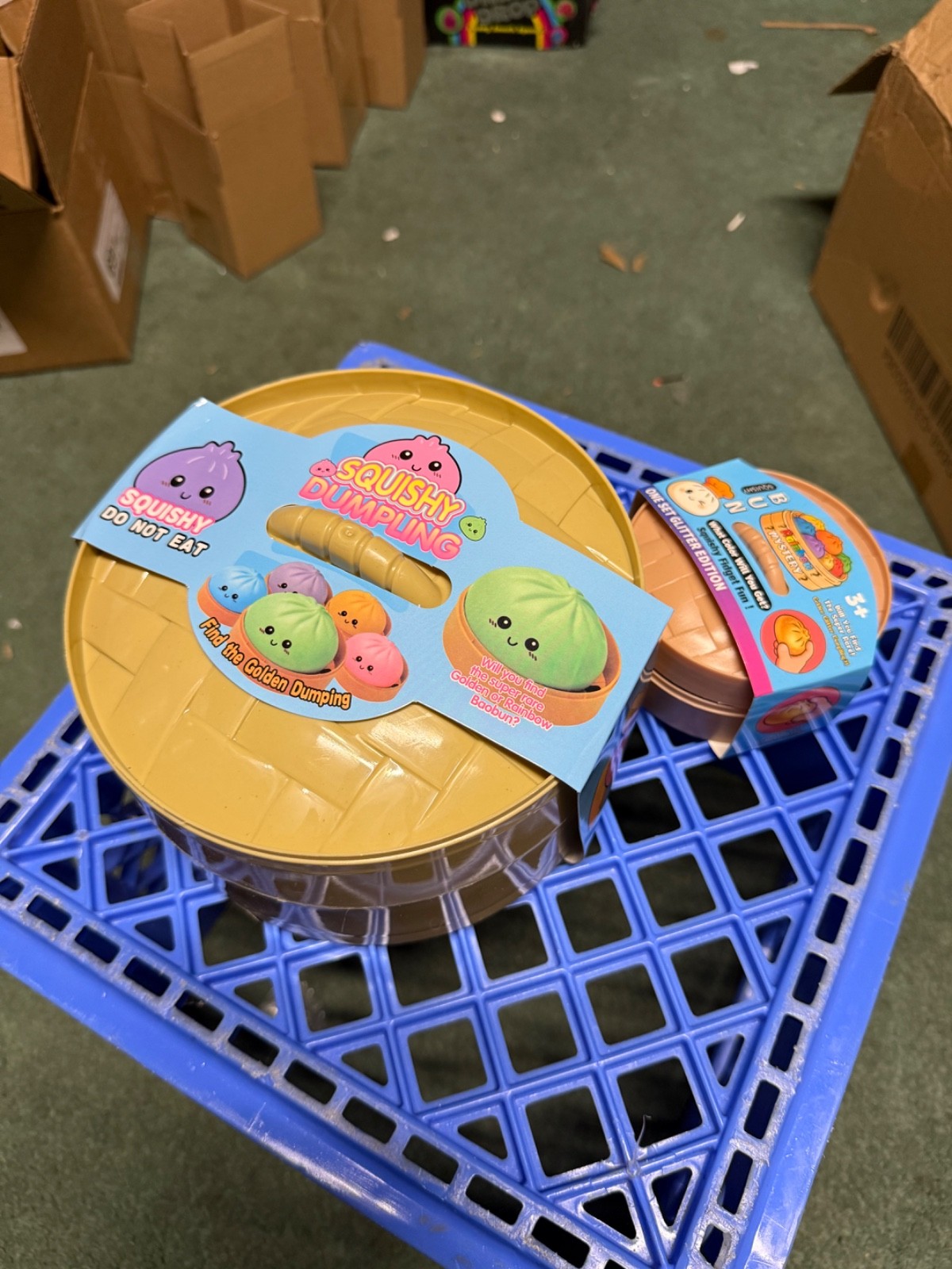 jumbo xl  mystery dumpling bun squishy viral sugar edition