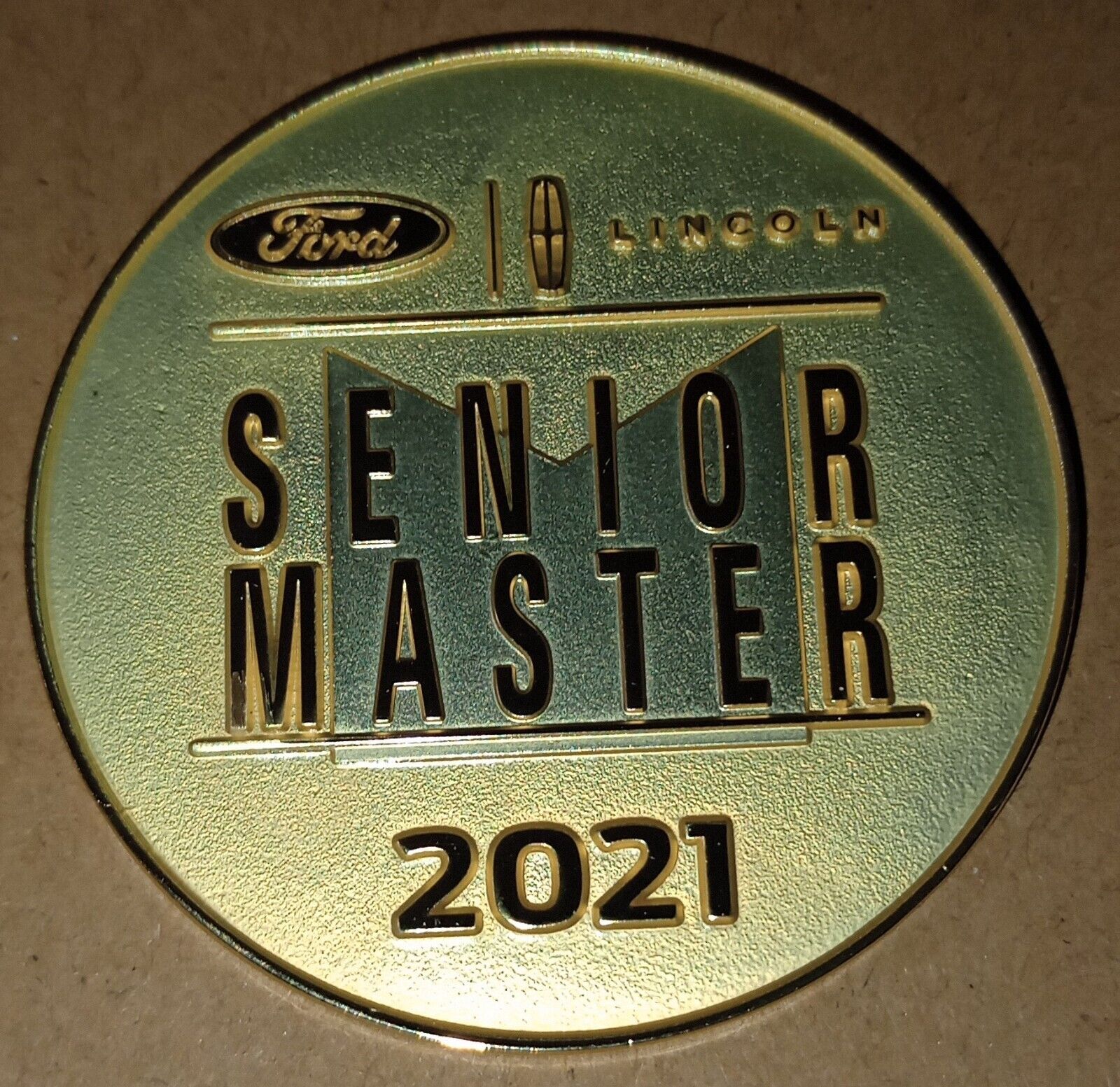 Ford Bronco Gold Coin Dealership Memorabilia Senior Master Award