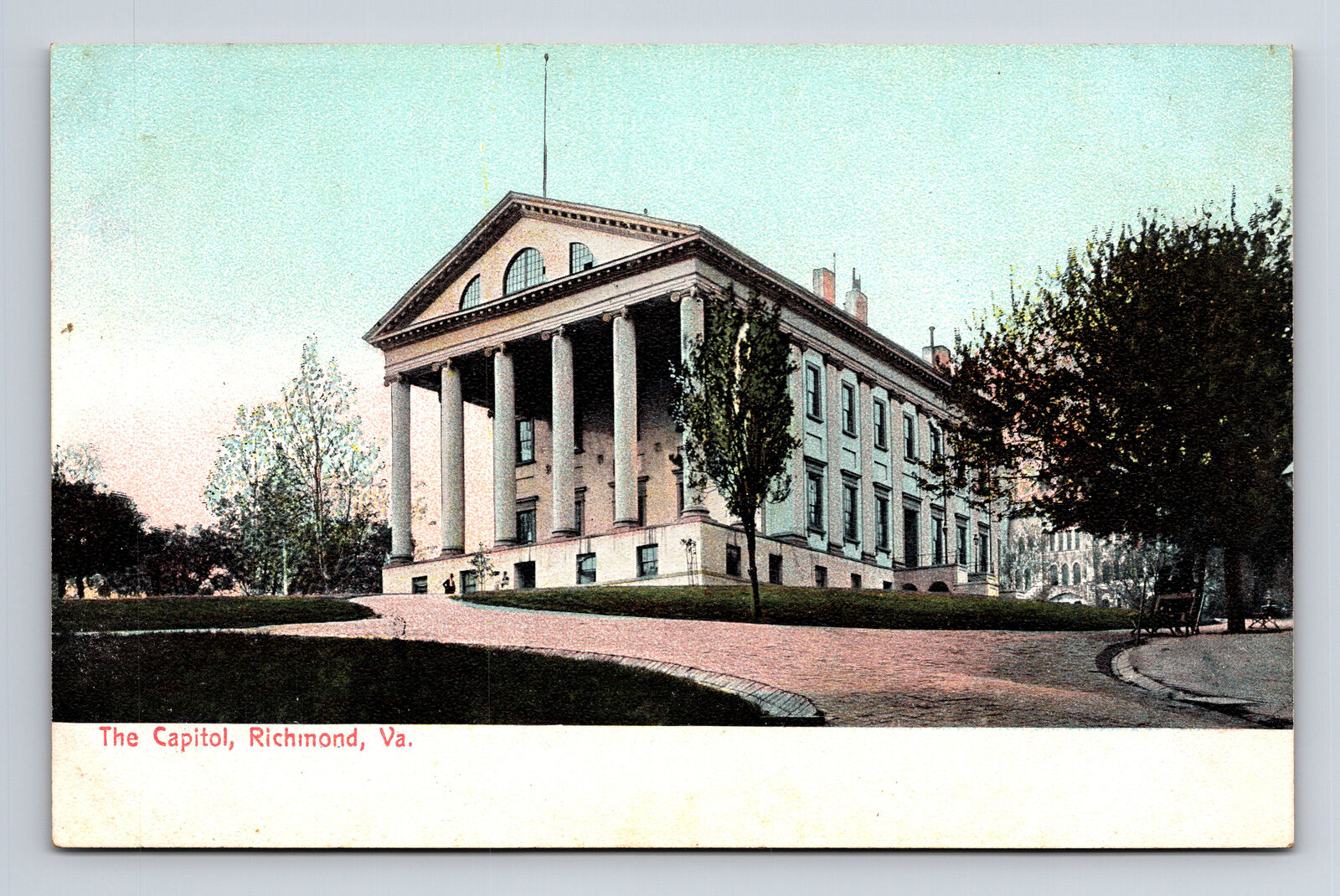 Capitol Building Richmond VA UDB Postcard