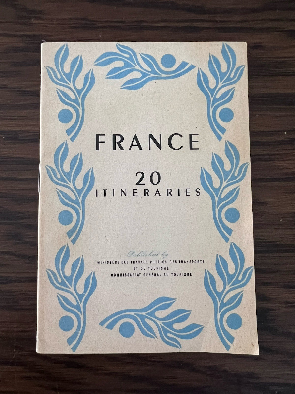 France Tourism Brochure Vintage Travel Brochure 1950s