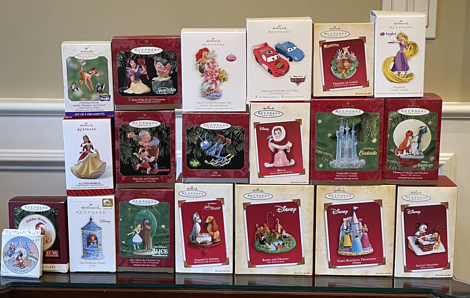 Lot Of 20 Hallmark Keepsake Ornaments - Disney Pixar Dreamworks 1998 - 2014