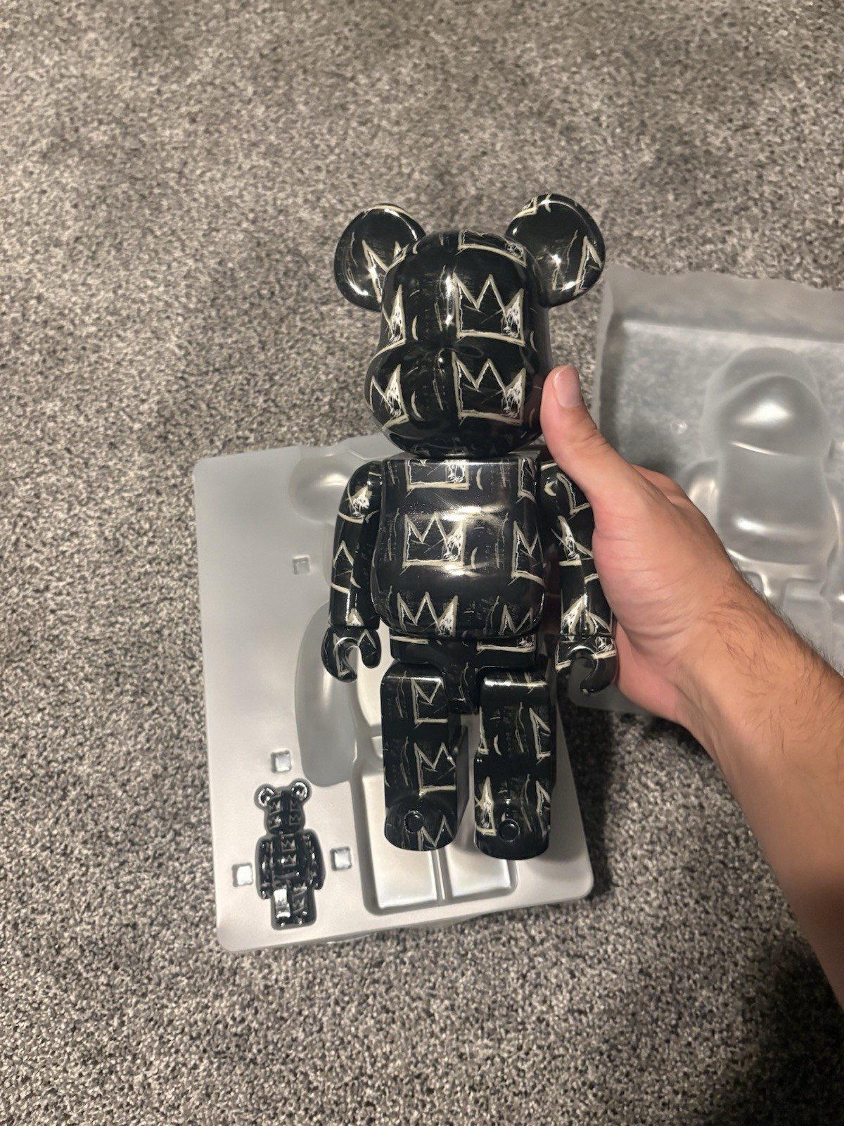 Jean-Michel Basquiat #8 100% and 400% Bearbrick Medicom