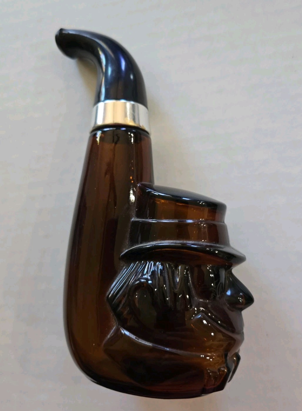 Vintage Avon Leprechaun Pipe Shaped Brown Glass Bottle Vintage Avon Leprechaun Pipe Shaped Brown Glass Bottle