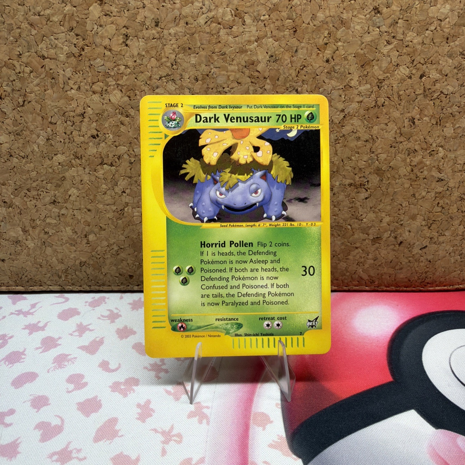 Dark Venusaur #7 NM - 2003 WOTC Best Of Game Promo Pokemon TCG