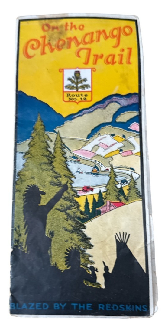 Vintage On the Chenango Trail Brochure Route No. 12 Trail Map