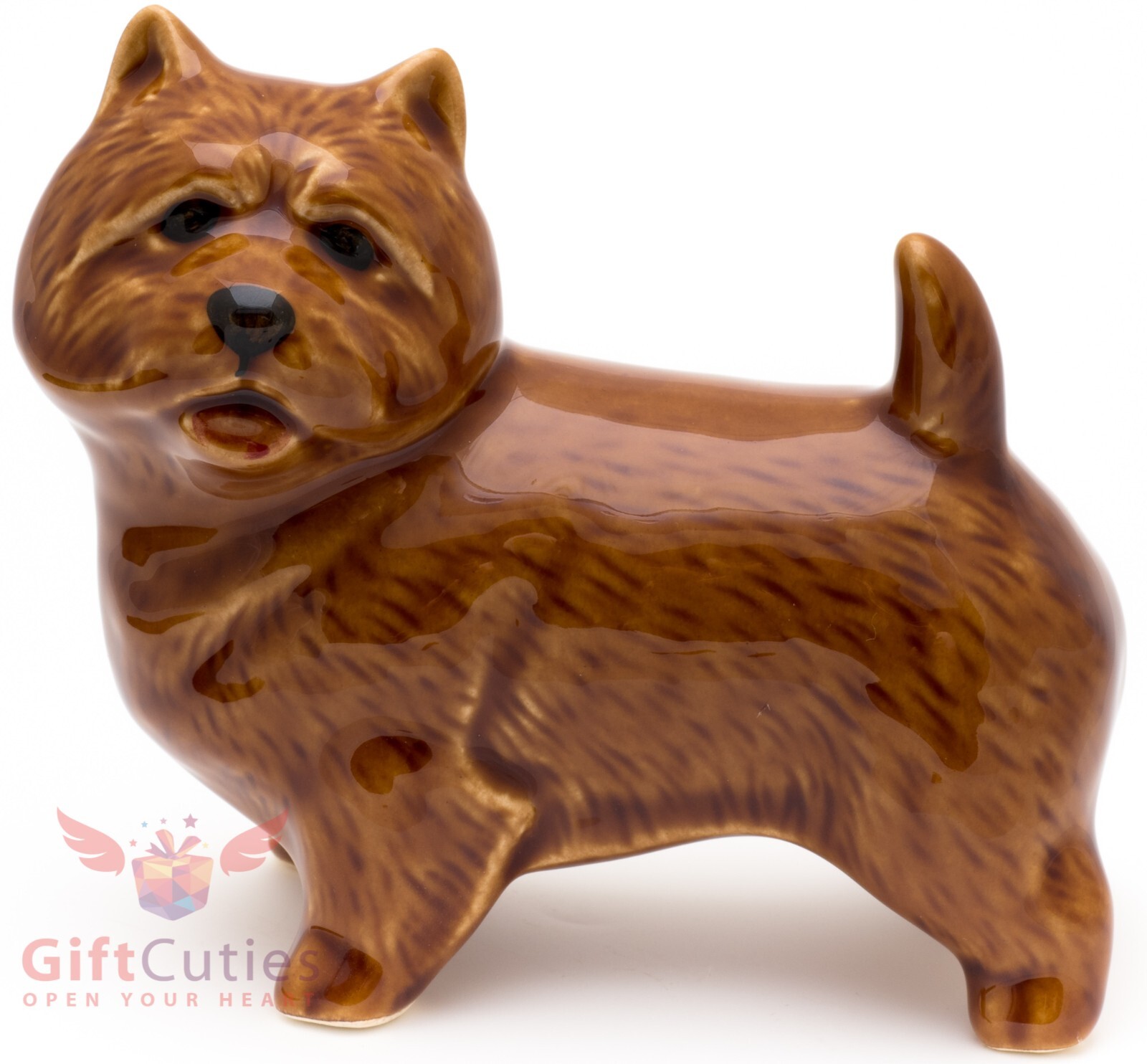 Porcelain Figurine of the Norwich Terrier Dog