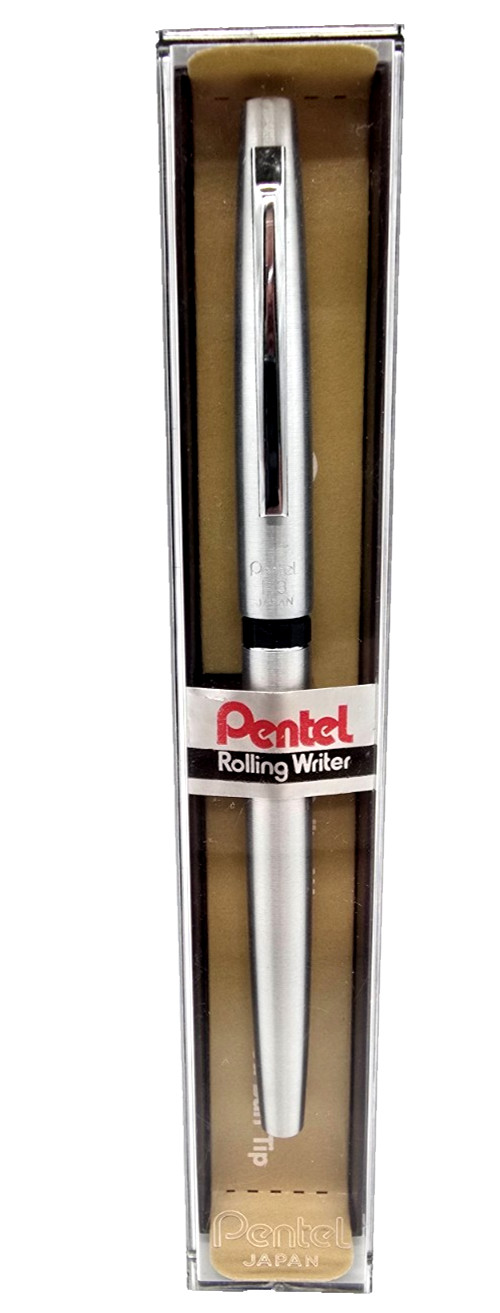 VTG PENTEL R3 Rolling Writer Rollerball Pen Anodized Aluminum Japan 1980\'s