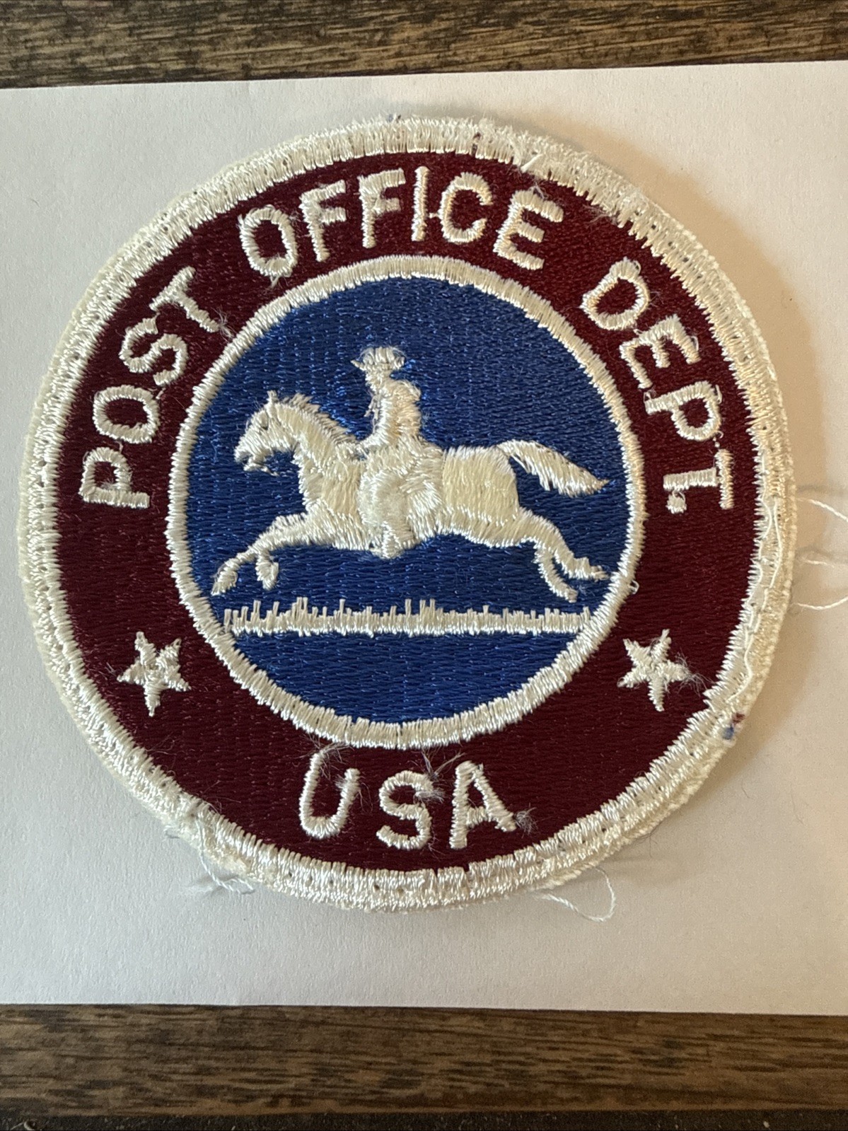 Vintage Pre 1971 USA Post Office Department Patch ~ BLOWOUT PRICE