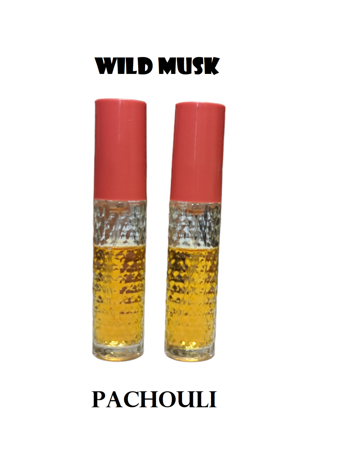 Wild Musk Pachouli Blend Cologne Spray by Coty .5 fl oz Lot Of 2 CAPS ARE BROKEN