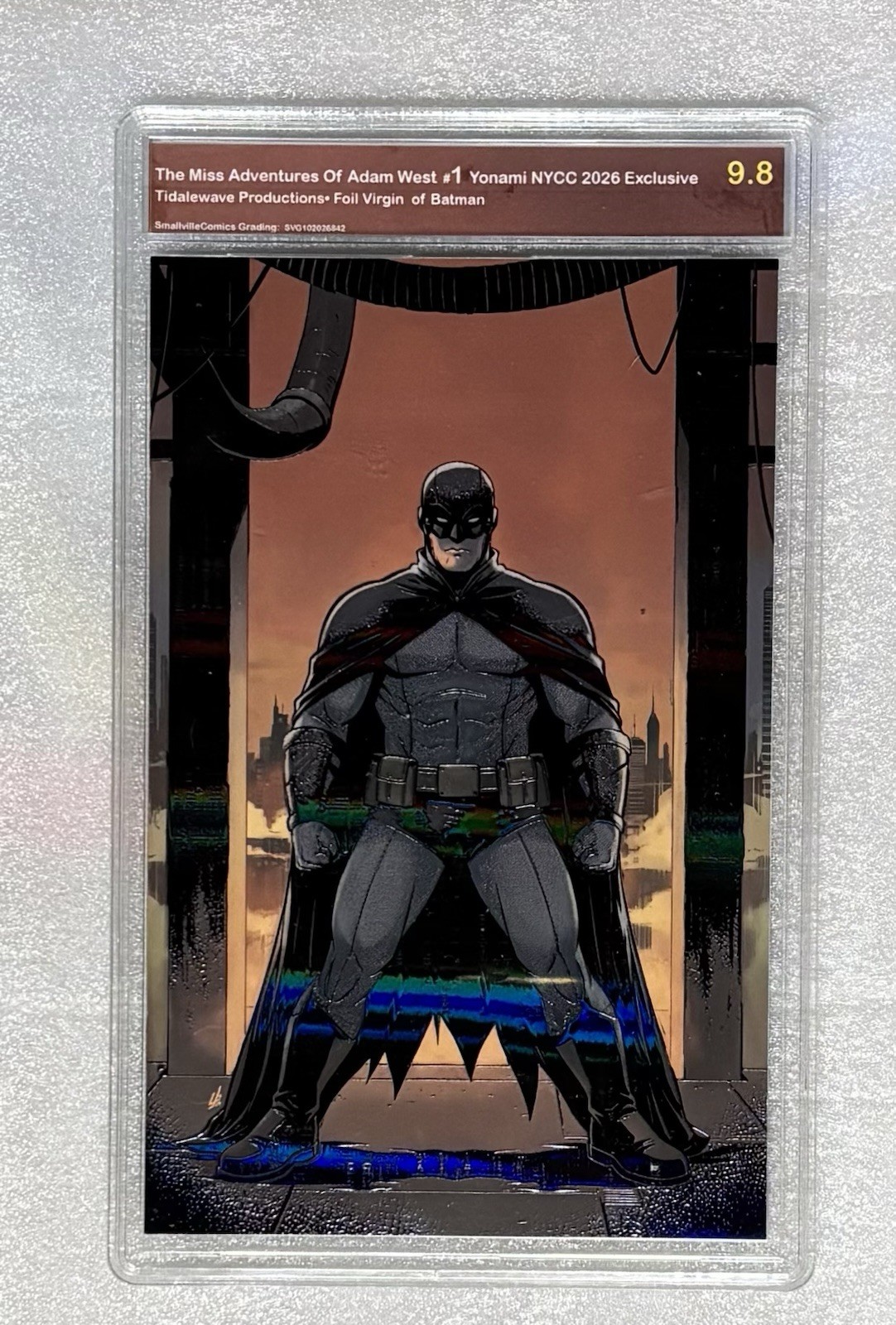 THE MISS ADVENTURES OF ADAM WEST 1 YONAMI NYCC 2026 EXC. FOIL VIRGIN. SVG 9.8 🔥