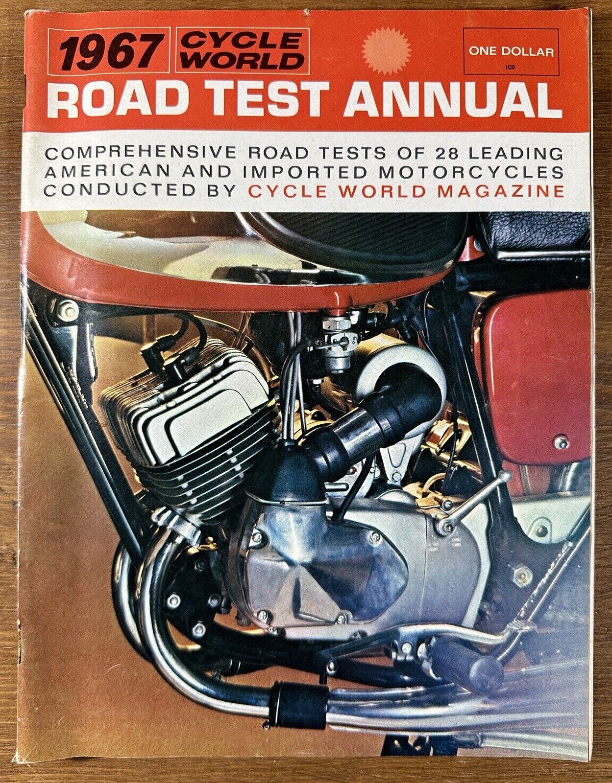 Vintage 1967 Cycle World Magazine Road Test Annual Motorcycle Very Good